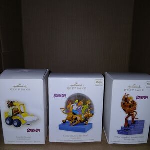 Hallmark Keepsake Vintage  Scooby-Doo Ornaments IOB